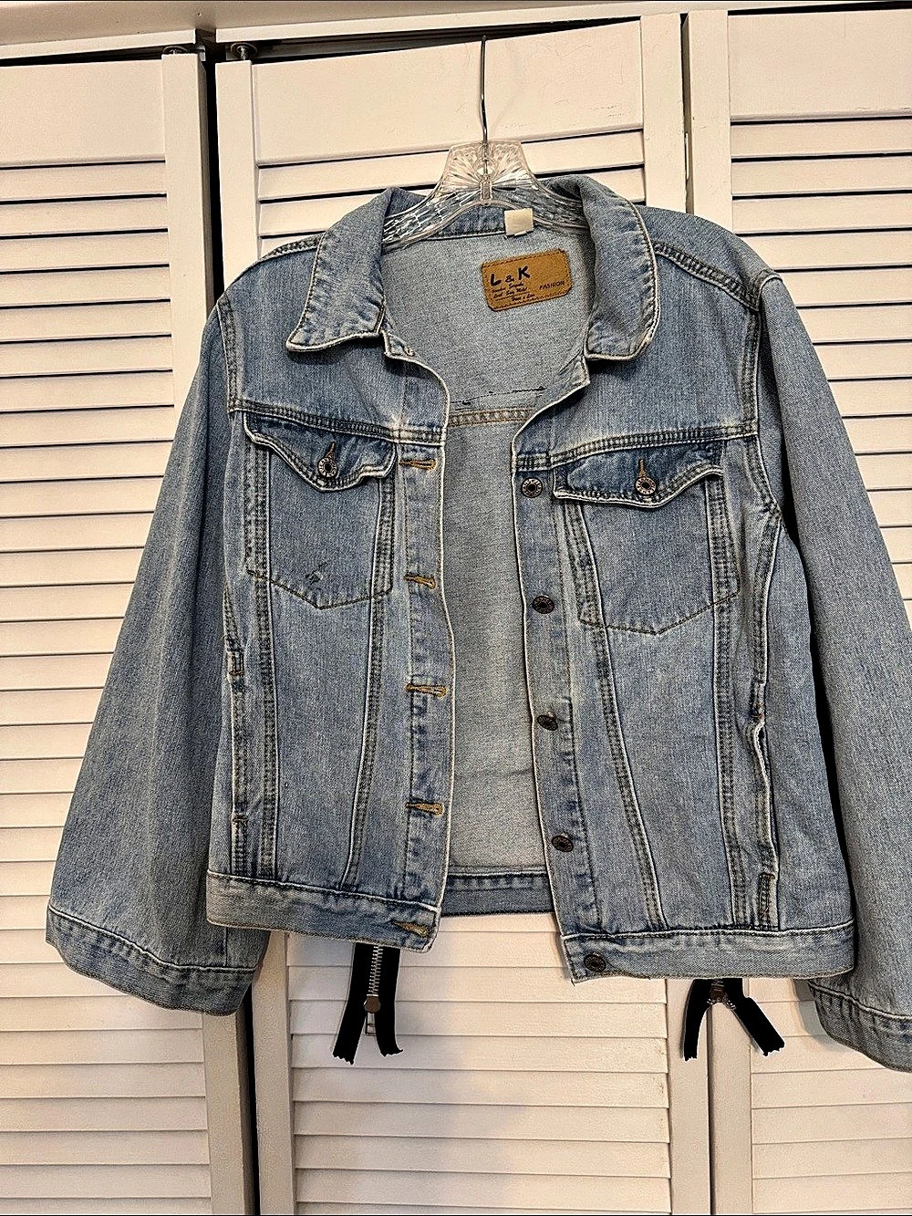 L&K Women's Blue Denim Jacket